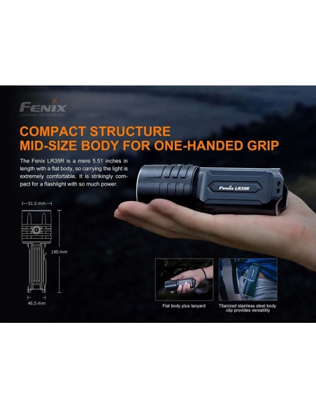 Flashlights Fenix LR35R Flashlight 10000 Lumens
