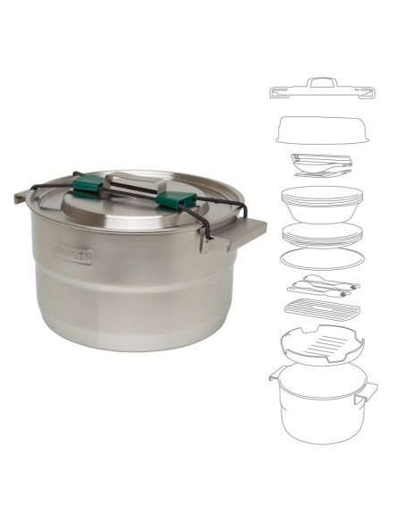 Cook Sets - Food Jars Stanley Full Kitchen Base Camp Cook Set