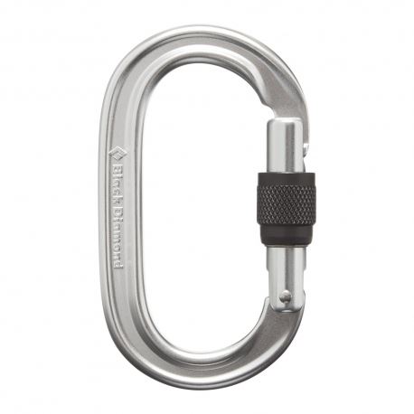 Κρίκοι Ασφαλείας Black Diamond Oval Keylock Screwgate Carabiner