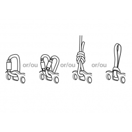 Κρίκοι Ασφαλείας Petzl Paw S Rigging Plate 2