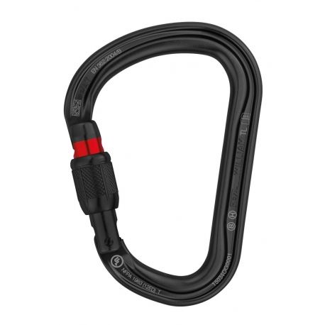 Carabiners Petzl William Screw Lock Black Carabiner