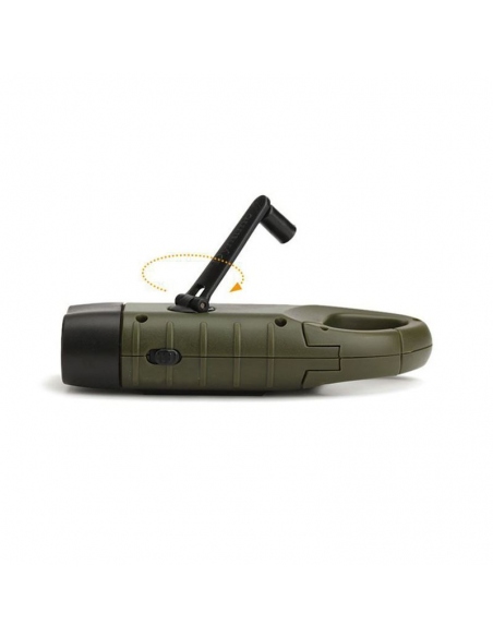 Flashlights Crank Flashlight with Solar Panel