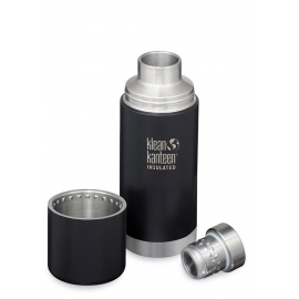K27WSSL Klean Kanteen 27-Ounce Stainless Steel Wide Mouth Bottle with  Loop-cap