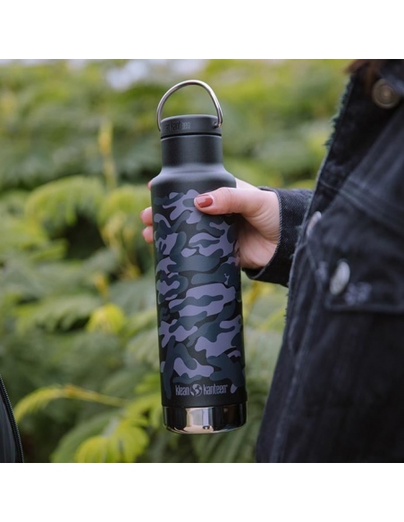 Hydration - Thermos - Bottles Klean Kanteen Insulated Classic 592ml Black Camo