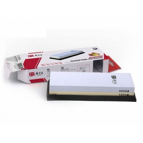 Knife Sharpeners - WetStones - Accessories Taidea Double Sided Sharpening Stone 1000/3000
