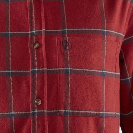 Shirts Fjallraven Men's Ovik Comfort Flannel Shirt Red