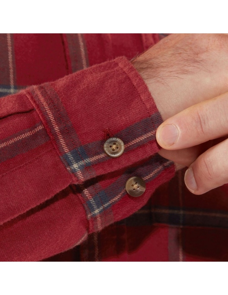 Shirts Fjallraven Men's Ovik Comfort Flannel Shirt Red
