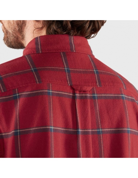 Shirts Fjallraven Men's Ovik Comfort Flannel Shirt Red