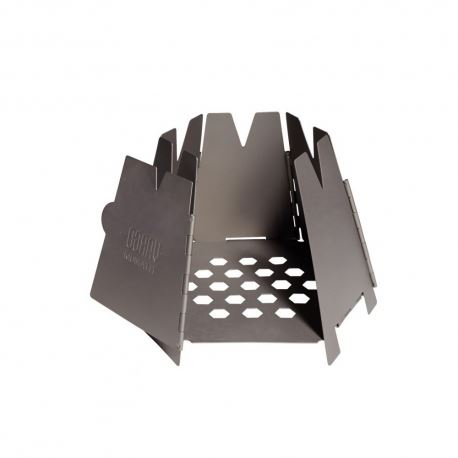 Hexagon Wood Stove Titanium