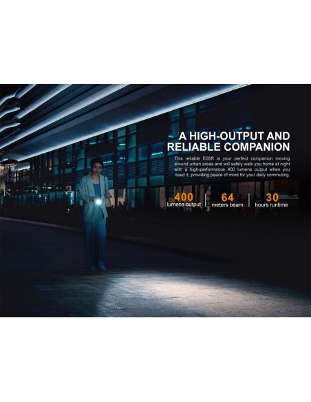 Flashlights Fenix E05R LED Flashlight 400 Lumens