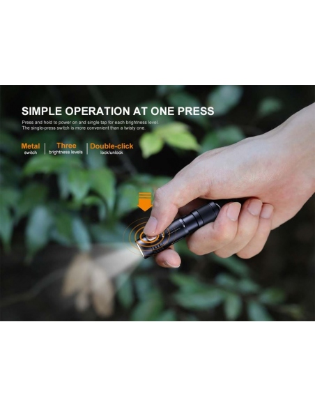 Φακοί Χειρός Fenix E05R LED Φακός 400 Lumens