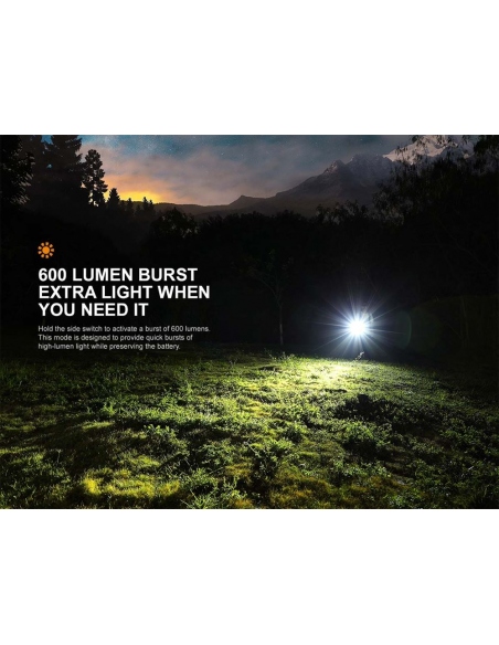 Flashlights Fenix E09R Rechargeable EDC 600 Lumens