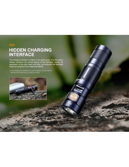 Flashlights Fenix E09R Rechargeable EDC 600 Lumens