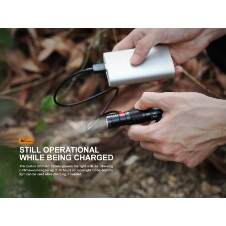 Flashlights Fenix E09R Rechargeable EDC 600 Lumens