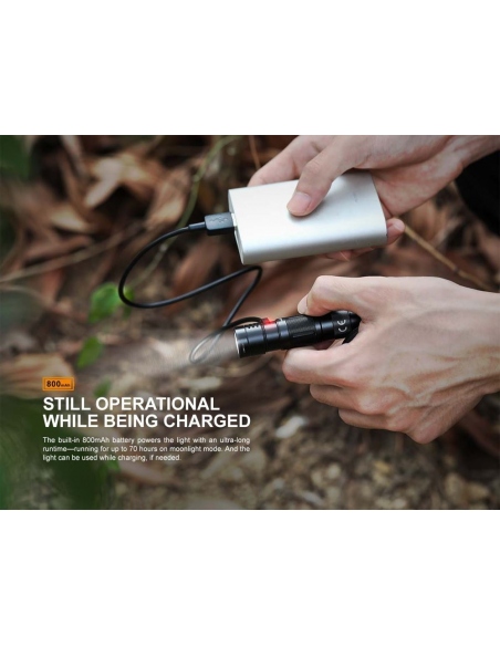 Flashlights Fenix E09R Rechargeable EDC 600 Lumens