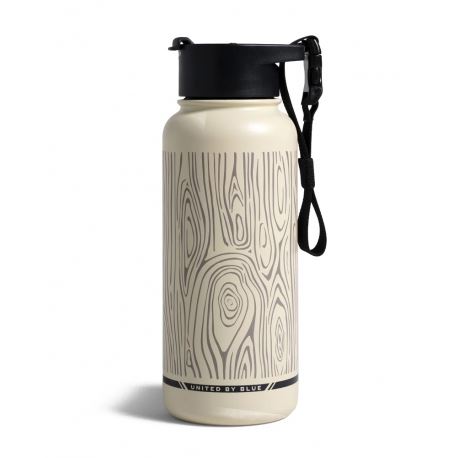 Woodgrain Insulated Steel Bottle 1L