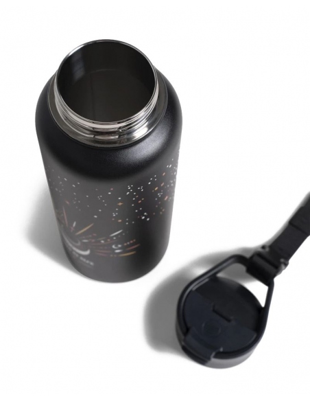Hydration - Thermos - Bottles Celstial Black Insulated Steel Bottle 1L