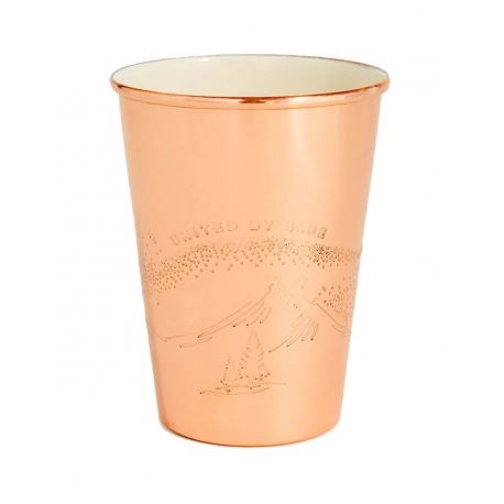 Mugs - Cups Mountain Gaze Enamel Lined Copper Tumbler