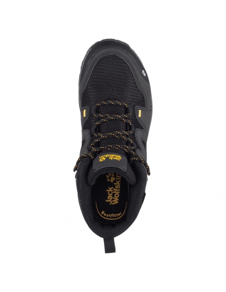 Boots Jack Wolfskin Kids MTN Attack 3 Texapore Mid Black