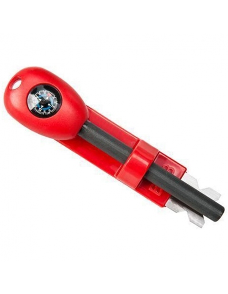Fire Starters - Accessories Fireball Flint & Striker with Compass