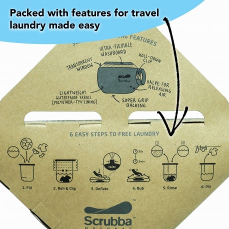 Care - Cleaning for Apparel & Shoes Scrubba Wash bag