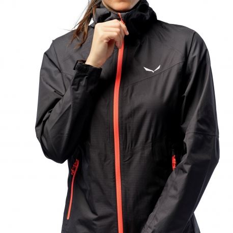 Jackets Salewa Women's Puez Aqua 3 Powertex Hardshell Jacket Black
