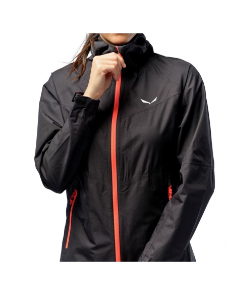 Jackets Salewa Women's Puez Aqua 3 Powertex Hardshell Jacket Black
