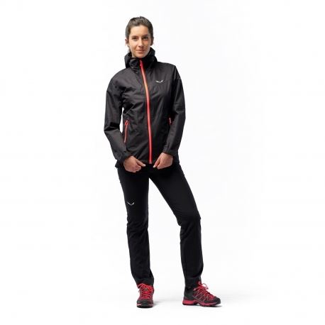 Jackets Salewa Women's Puez Aqua 3 Powertex Hardshell Jacket Black