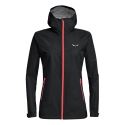 Jackets Salewa Women's Puez Aqua 3 Powertex Hardshell Jacket Black