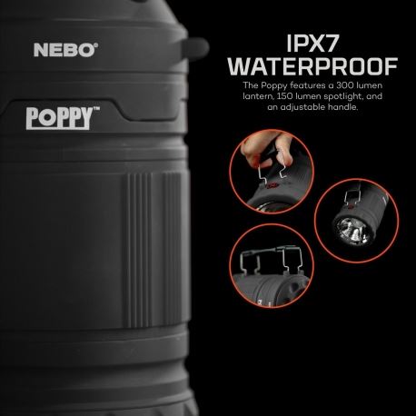 Lanterns Nebo Poppy 300 Lumens Lanterns Nebo Poppy 300 Lumens