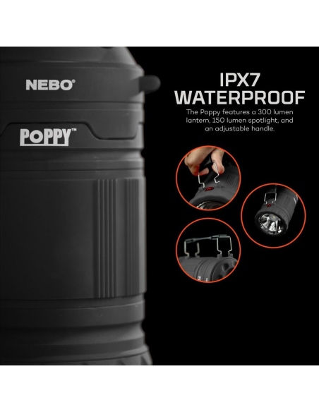 Lanterns Nebo Poppy 300 Lumens