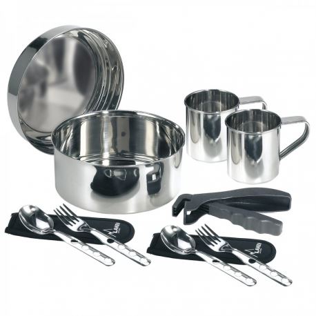 Laken Stainless Steel Camping Set 2 Pax