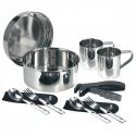 Σκεύη μαγειρέματος - Φαγητοδοχεία Laken Stainless Steel Camping Set 2 PERSONS