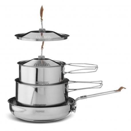 Σκεύη μαγειρέματος - Φαγητοδοχεία Primus CampFire Cookset Stainless Steel Small