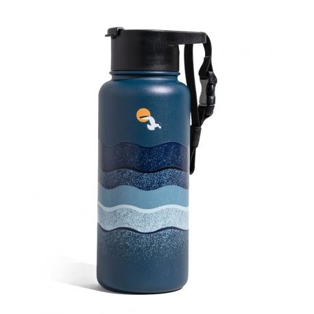 Hazy Waves Insulated Steel Bottle 1L