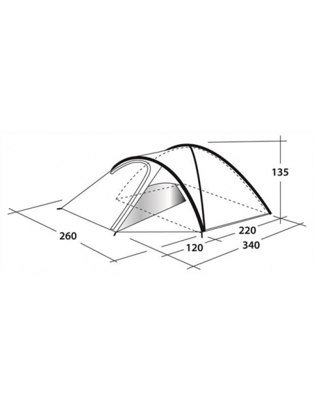Αντίσκηνα Ορειβασίας Outwell Cloud 4 Tent