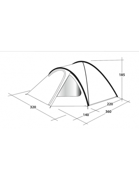 Αντίσκηνα Ορειβασίας Outwell Cloud 5 Tent