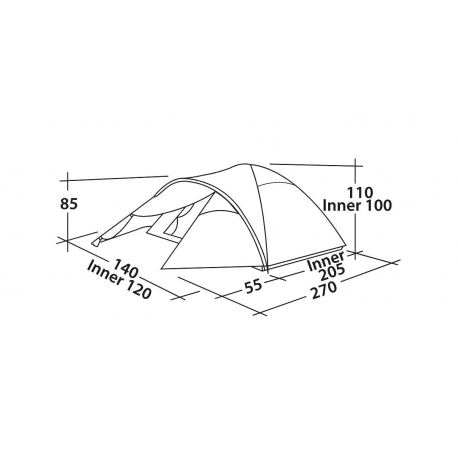 Tents Easy Camp Quasar 200 Rustic Green