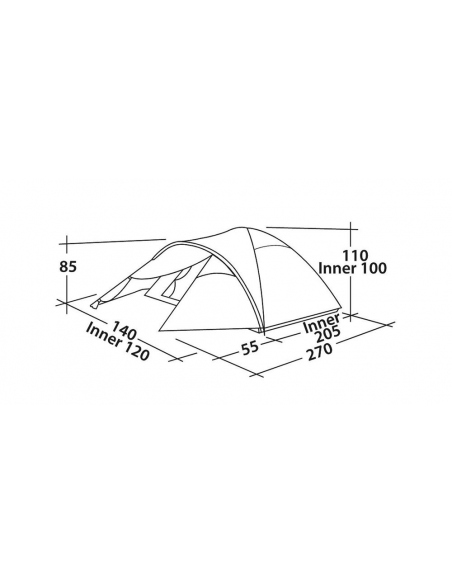 Tents Easy Camp Quasar 200 Rustic Green