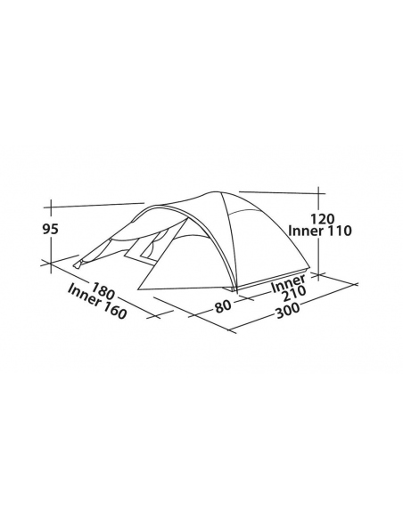 Tents Easy Camp Quasar 300 Rustic Green
