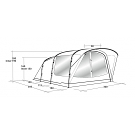 Αντίσκηνα Ορειβασίας Outwell Oakwood 5 Tent 2
