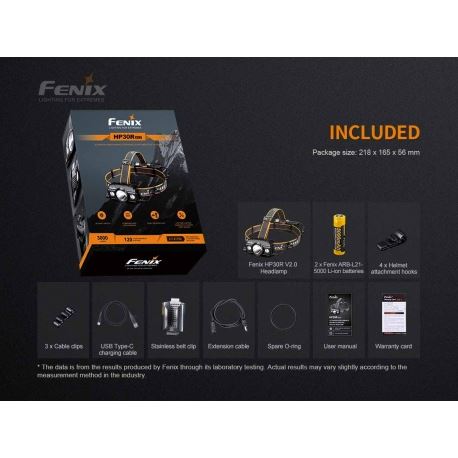 Headlamps Fenix HP30R V2.0 Headlamp 3000 Lumens