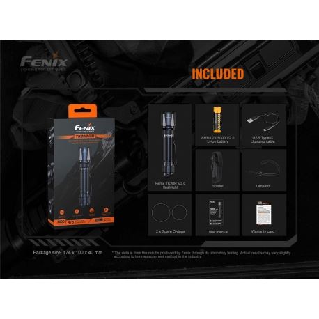 Flashlights Fenix TK20R V2.0 Rechargeable Tac 3000 Lumens