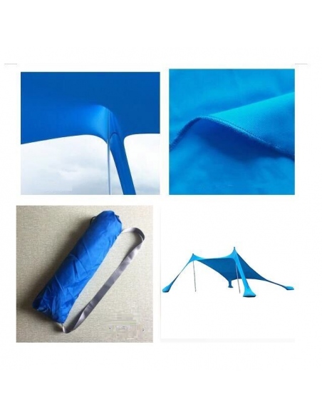 Σκηνές Παραλίας Ελαστική Τέντα Παραλίας New Camp Aegean III 2 x 2 m