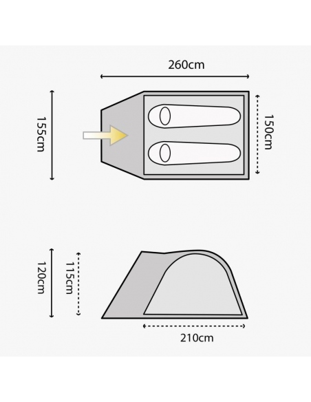 Tents Highlander Juniper 2 Tent