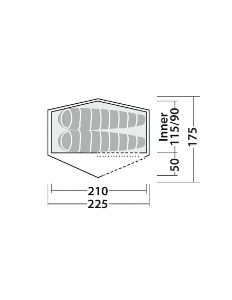 Αντίσκηνα Ορειβασίας Robens Starlight 2 Tent
