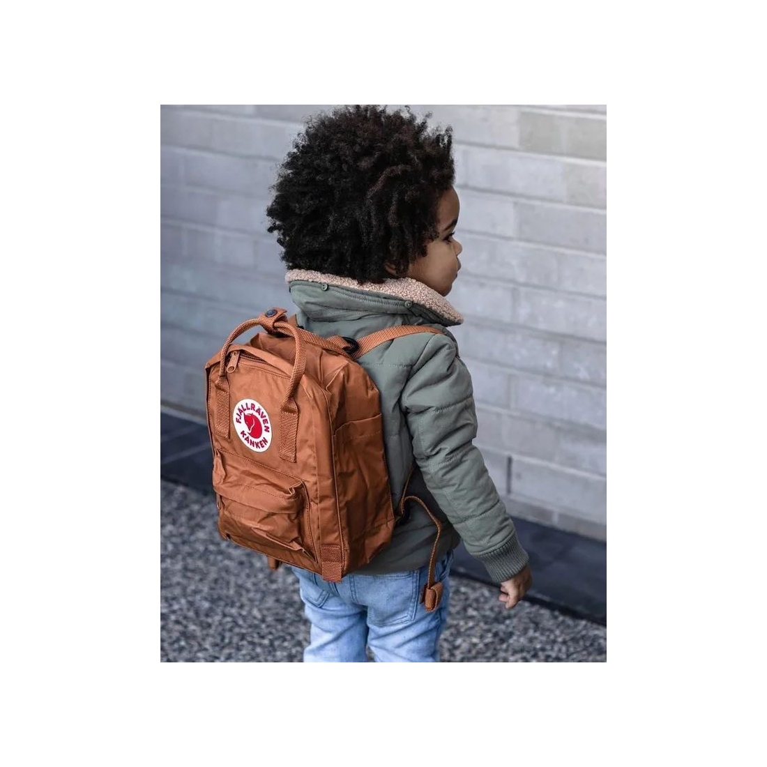 Fjallraven kanken brick red sales