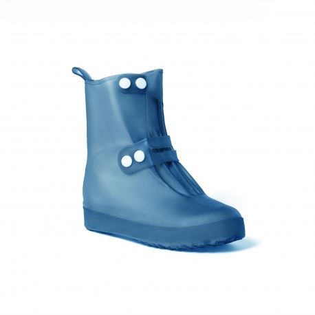 Farm Boots Waterproof Silicon Shoe Cover Blue
