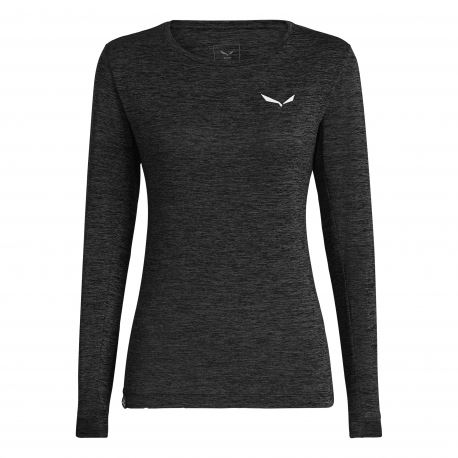 Αντιιδρωτικές Salewa Women's Puez Melange Dry Tee Black