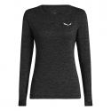 Sweatproof Salewa Women's Puez Melange Dry Tee Black